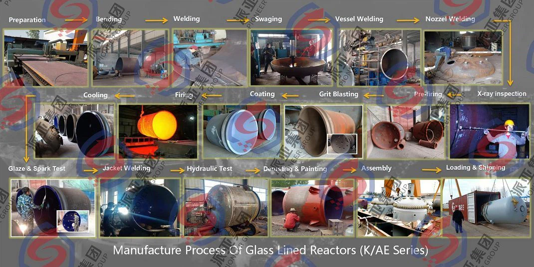 Fig-2 Manufacture process of glass lined reactors K type, AE typ(002)
